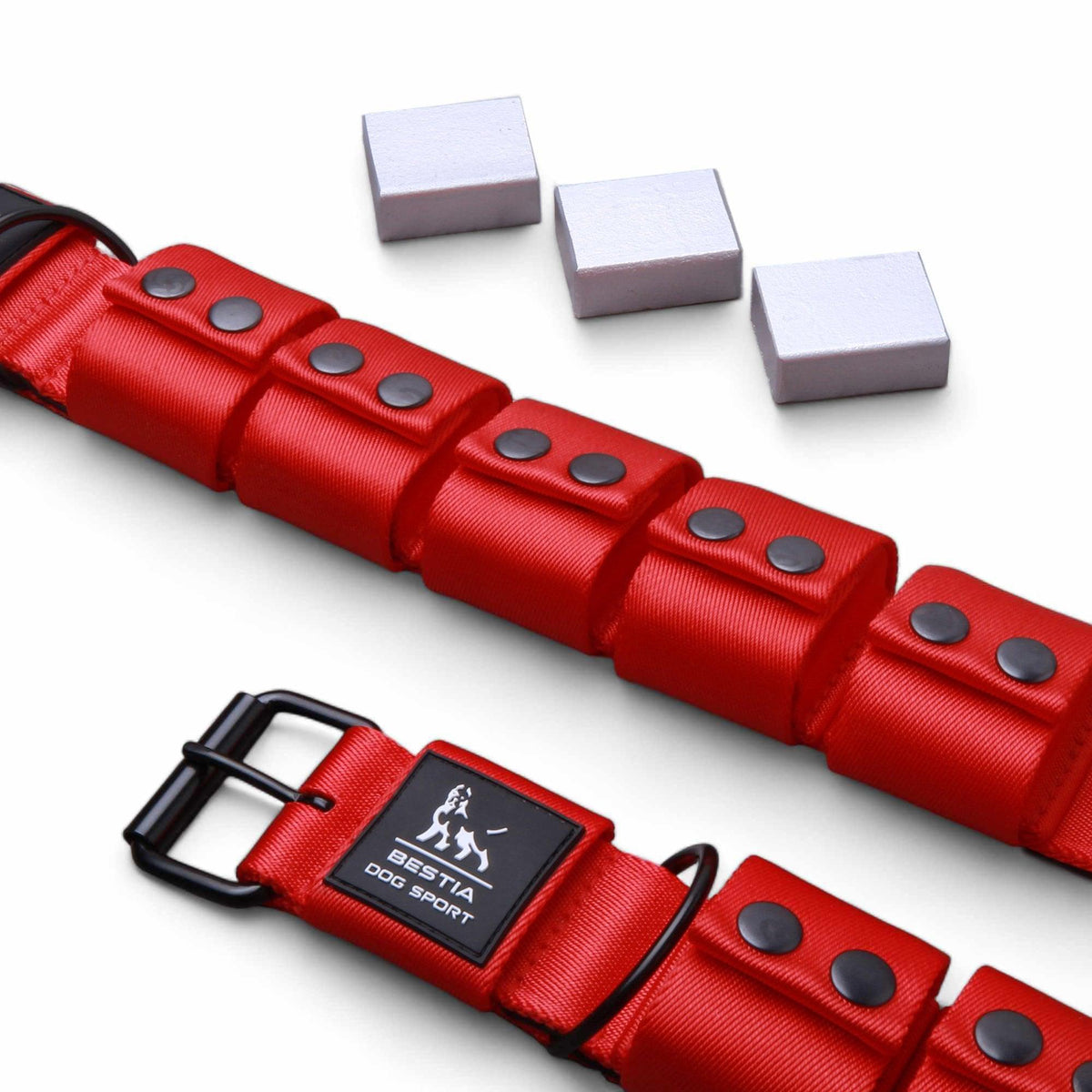 Collar de entrenamiento con peso para perros grandes – Rojo