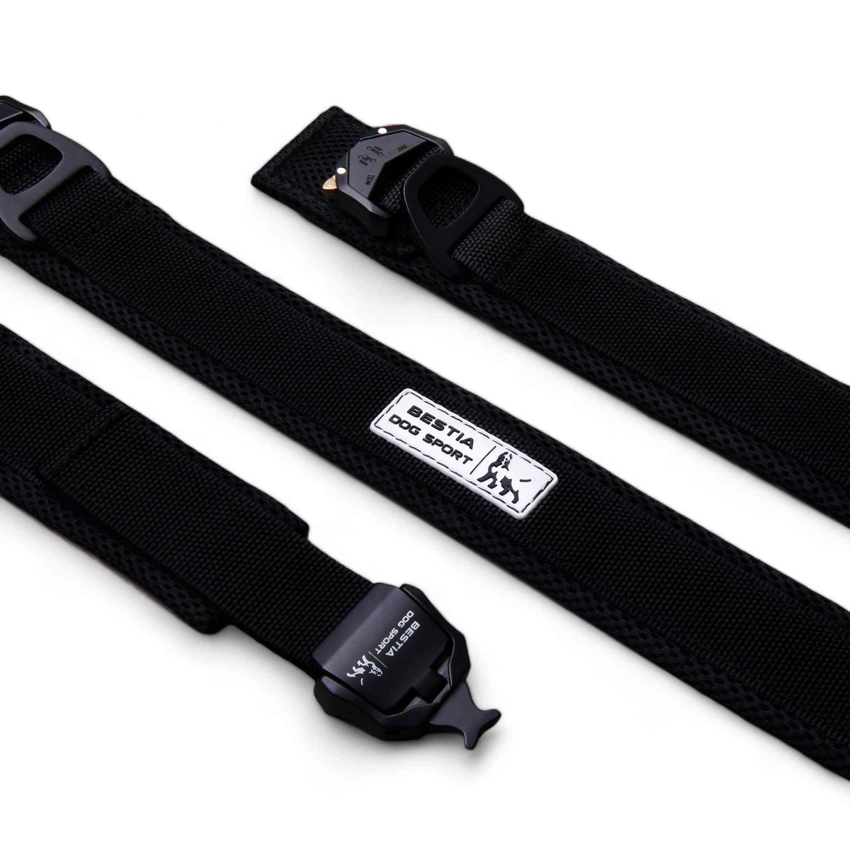 Collar Bestia Dog Sport negro de cierre rápido