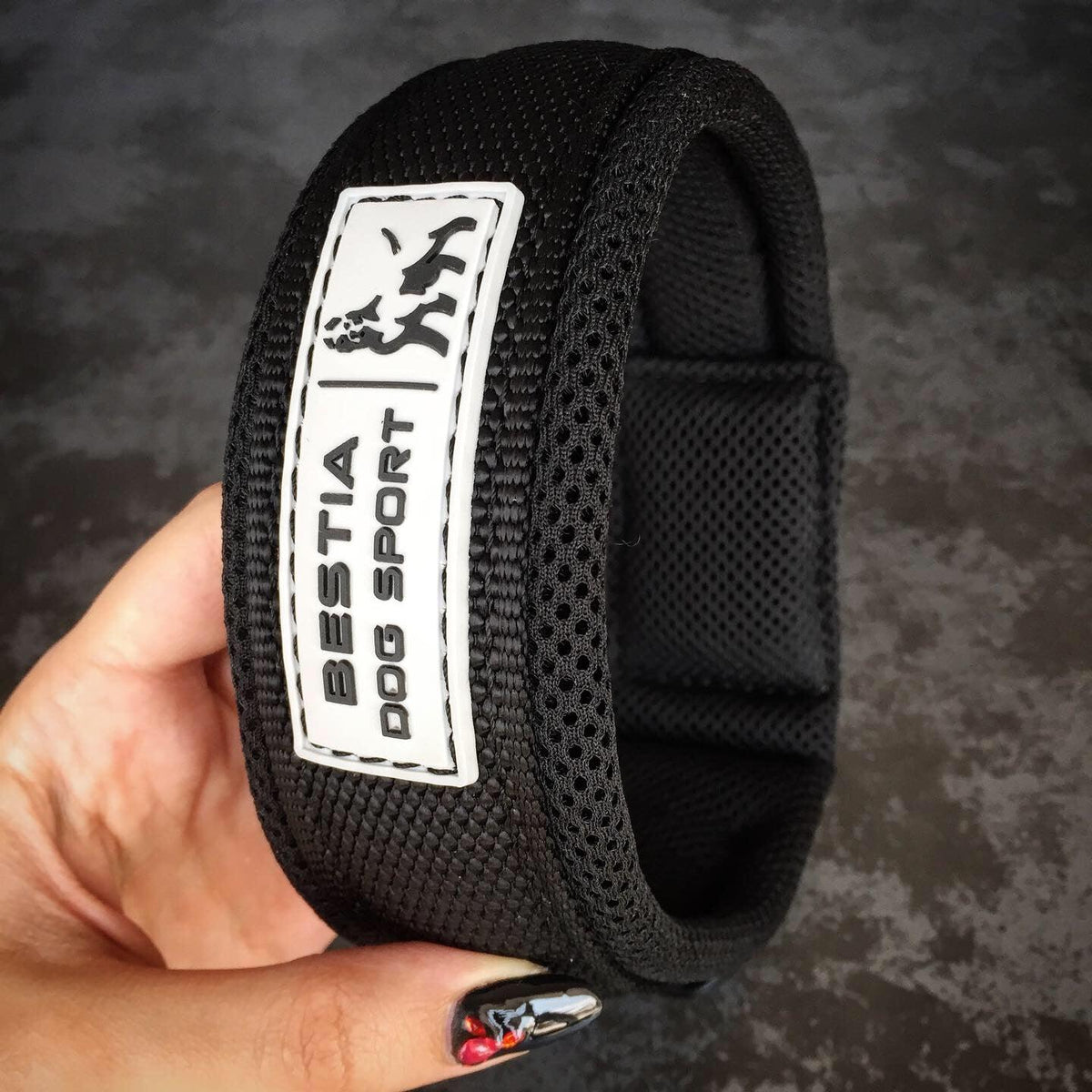 Collar Bestia Dog Sport negro de cierre rápido