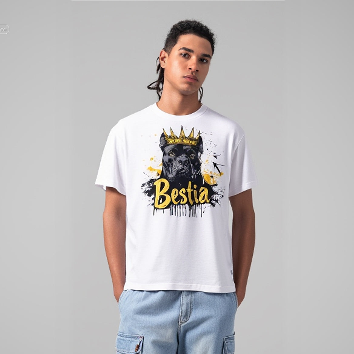 Camiseta blanca Cane Corso
