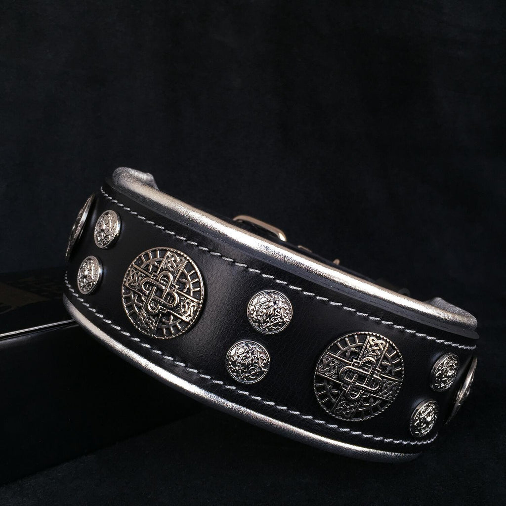 Collar Hektor de cuero para perros