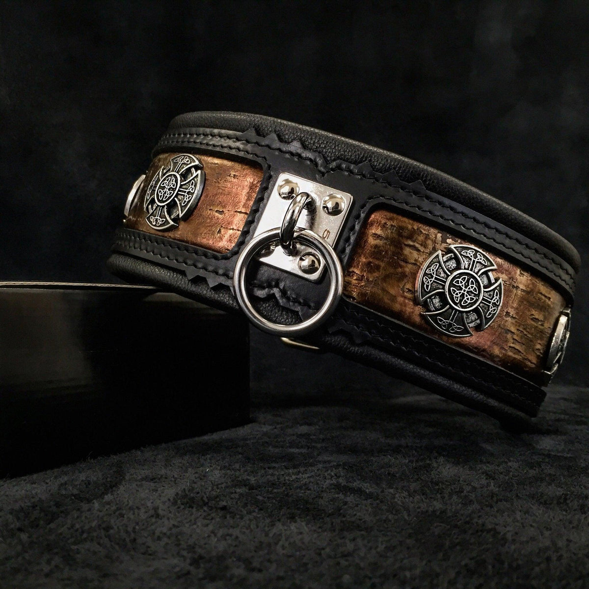 Collar Viking Limited de cuero para perros grandes